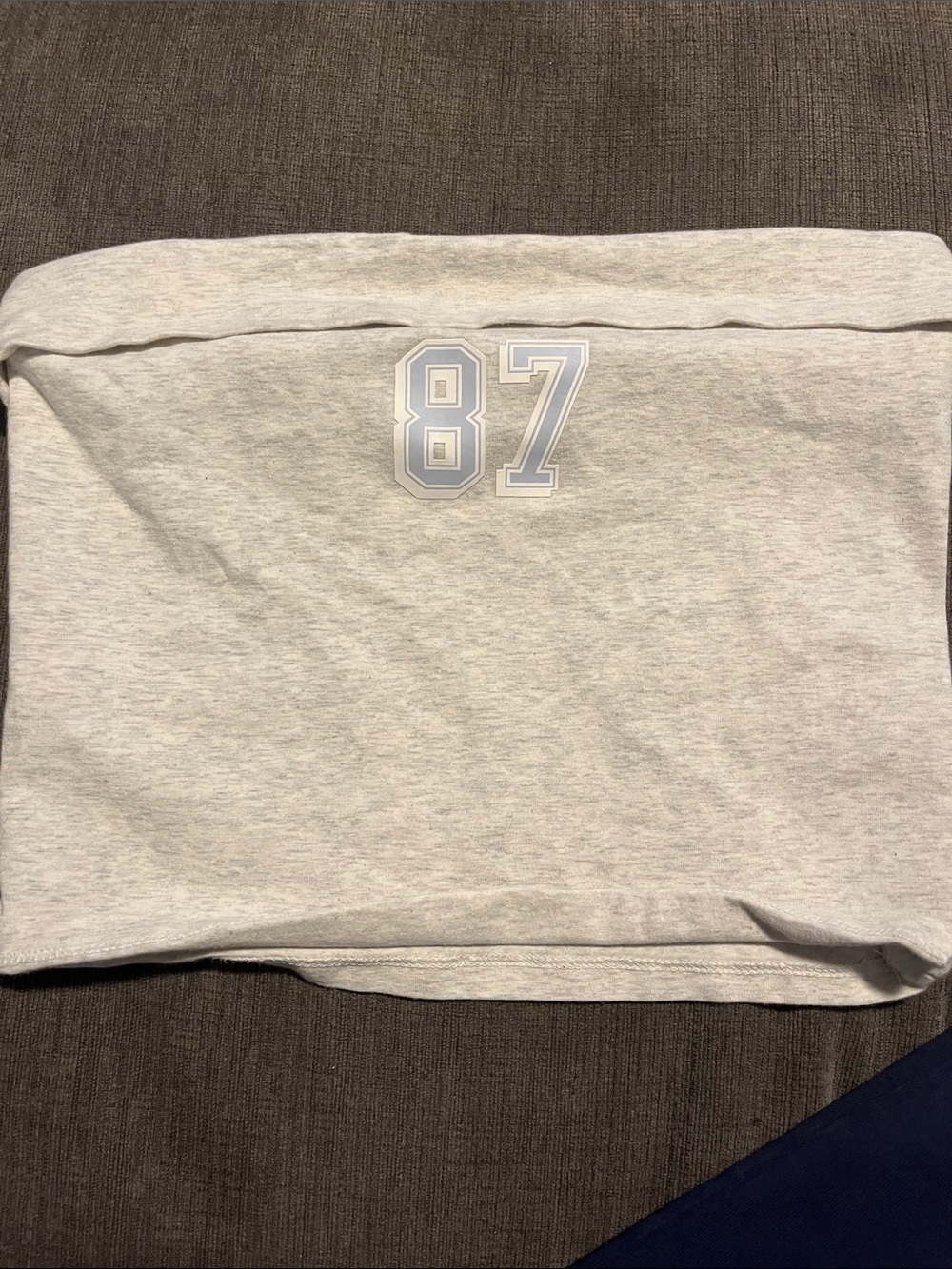 Aeropostale Light Gray Crewneck Tee with Subtle Logo